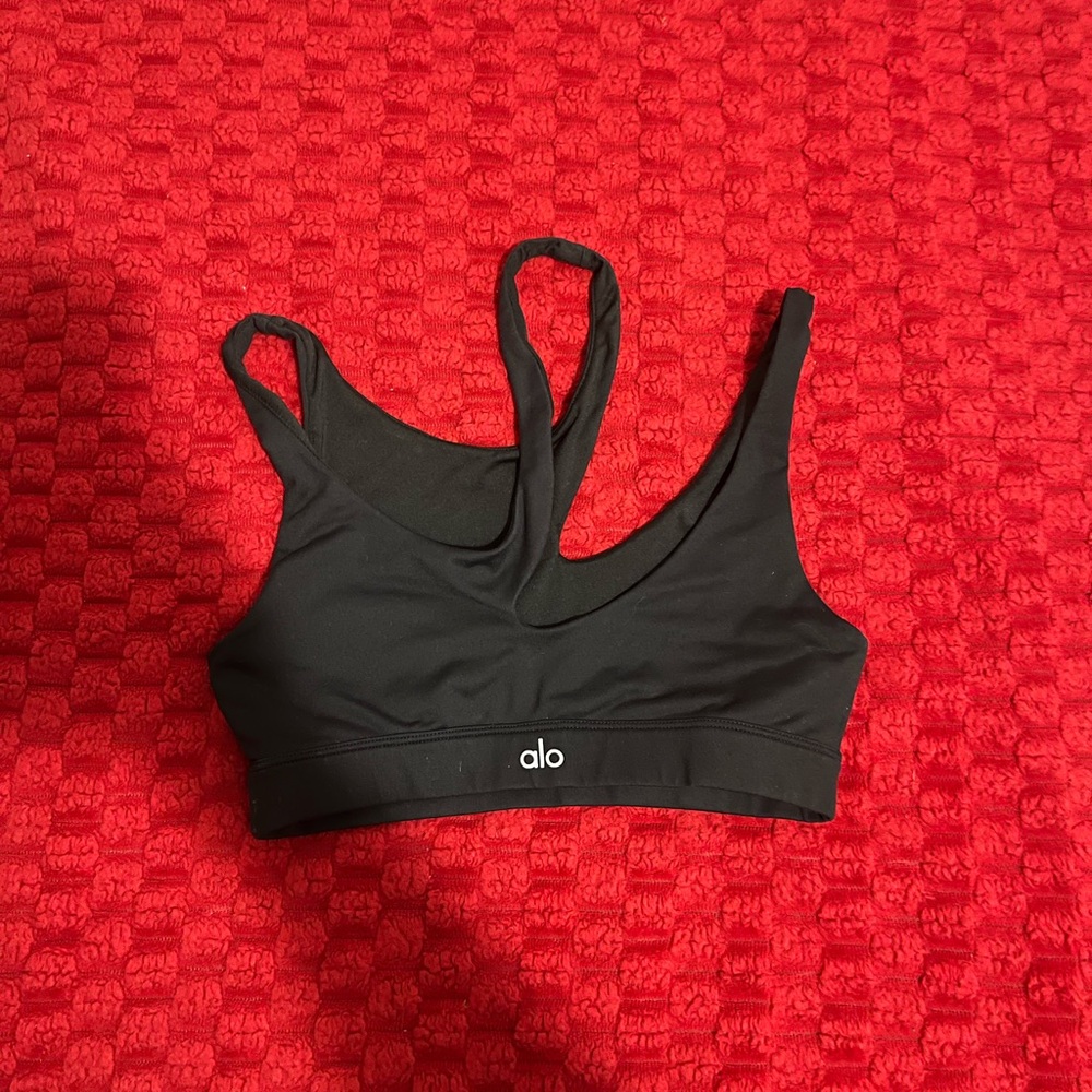 Alo Yoga Black Sports Bra